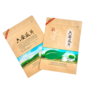 Tùy chỉnh in giấy kraft tự niêm phong cửa sổ túi đứng với túi dây kéo có thể tái sử dụng - Product Image 2