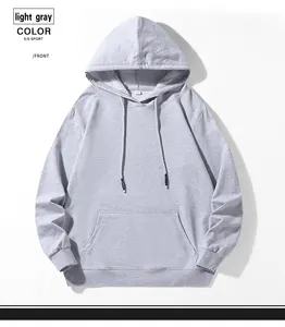 Toptan özelleştirilmiş logo baskılı pamuk boy özelleştirilmiş unisex hoodies kış kadın düz renk hoodies