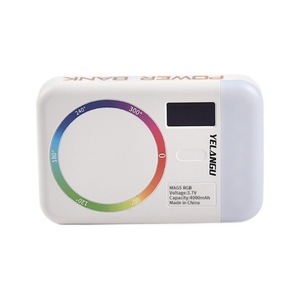 ไฟฉายพกพา YELANGU MAG5 RGB Power Bank ความจุ 4000mAh ไฟเสริมสำหรับกล้องมินิ ใช้กับโทรศัพท์สำหรับถ่ายภาพ วิดีโอ และไลฟ์สด - Product Image 1
