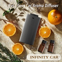 Nouveau diffuseur d'arômes intelligent sans eau pour voiture, nébuliseur USB à brume froide, purificateur d'air aromatique, portable et électrique, personnalisable, en promotion