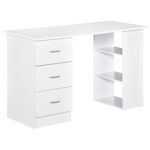 Modern Simple Home <b>Office</b> Wall-Mounted PVC Surface MDF <b>Computer</b> Desktop for Student Writing Workbench in Bedroom or Living Room - Product Image 6