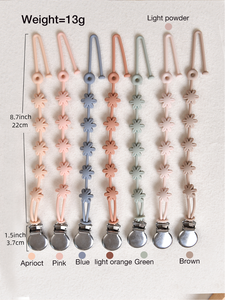 Cadena <span class=keywords><strong>para</strong></span> chupete <span class=keywords><strong>de</strong></span> silicona <span class=keywords><strong>de</strong></span> grado alimenticio, clip <span class=keywords><strong>para</strong></span> chupete <span class=keywords><strong>de</strong></span> bebé, juguete <span class=keywords><strong>para</strong></span> la dentición, accesorios <span class=keywords><strong>para</strong></span> bebé, cadena ajustable y masticable <span class=keywords><strong>para</strong></span> mayor comodidad - Product Image 3