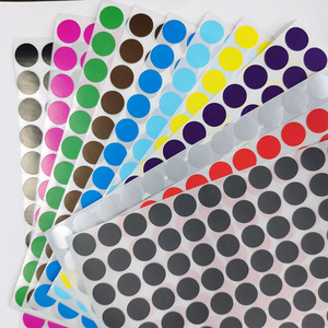 15mm 96pcs/tờ Dot Stickers Cổ Phiếu bằng văn bản trống niêm phong nhãn hiệu Sáng tạo đề can Cổ Phiếu cho văn phòng, mẫu giáo, lớp học - Product Image 5