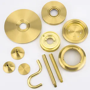 High-quality and high-precision CNC machining brass lamp parts, creative lighting accessories