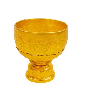 การออกแบบแบบไทยเครื่องมือห้องครัว2024ชามและฐานขนาด18ซม. ชามวัสดุอลูมิเนียม100% พร้อมขาตั้งสำหรับเสิร์ฟจากประเทศไทย - Product Image 1