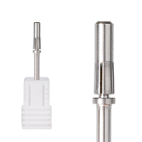 Mandrin de ponçage miniature 3/32 pouces, axe en acier inoxydable haute résistance, anneau de ponçage pour manucure, remplacement facile
