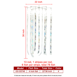 <span class=keywords><strong>Leurre</strong></span> réfléchissant en acier inoxydable avec sac à leurres pour la pêche au thon, jeu de Offre Spéciale de 78 poissons - Product Image 2