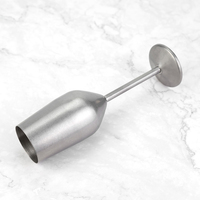 Flûte à champagne incassable 220 ml, rétro, givrée, en acier inoxydable 304 de qualité alimentaire, verre métallique vintage pour mariage, fête, hôtel, bar
