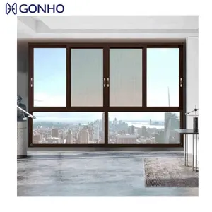 GONHO Best Price Export High Quality Doors and Windows For Aluminum Profile Horizontal Sliding Window