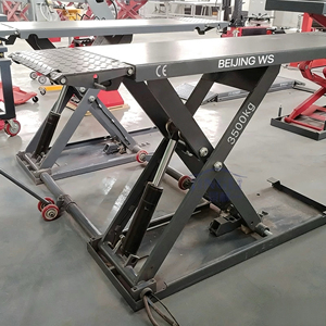 Elevador de Tijera Eléctrico Hidráulico Móvil de Doble Cilindro de 3500 kg <span class=keywords><strong>para</strong></span> Coches, Portátil, con Bloqueo de Seguridad <span class=keywords><strong>para</strong></span> Vehículos, <span class=keywords><strong>para</strong></span> Cambio de Neumáticos y Reparación de Frenos - Product Image 2