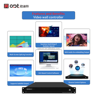 Procesador de Empalme HDMI 8x10, Controlador de Video Wall Todo en Uno de 8 Entradas y 10 Salidas para Exhibiciones, Centros Comerciales y Pantallas Multipantalla