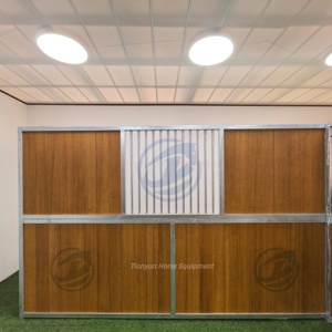 Neu flexible Installation Outdoor Horse Stable Panels Hochwertige Pferdes trennwände Equine Housing Option Metall Bambus - Product Image 6