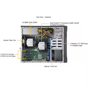 Hot Selling 2026 Supermicro <b>Workstation</b> SYS-730A-I Enhanced Performance Reliable Server for Data Center - Product Image 4