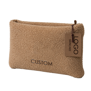 Bolsa de Maquillaje Personalizada con Logotipo, Bolsa de Almacenamiento Suave y Esponjosa, Bolsa de Aseo - Product Image 1