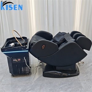 KISEN Fauteuil de massage électrique intelligent pour salon de coiffure, avec circulation d'eau entièrement automatique, spa capillaire et bac à shampoing portable - Product Image 6