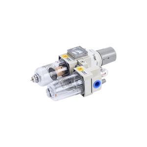 Hai điểm kết hợp bộ lọc khí nén và bộ điều chỉnh đơn vị xử lý nguồn không khí carbon - Product Image 4