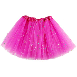 Jupes <span class=keywords><strong>tutu</strong></span> pour enfants prêtes à être expédiées, tutus de danse colorés, tutus pour filles avec étoiles argentées - Product Image 4