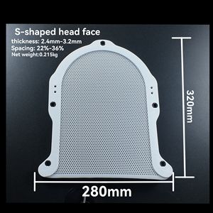 <span class=keywords><strong>Masque</strong></span> facial fixe en forme <span class=keywords><strong>de</strong></span> S pour radiothérapie Lisheng avec processus <span class=keywords><strong>de</strong></span> découpe et modèle plastique pré-dessiné - Product Image 6