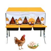 Nichoir pliable pour poules Nichoirs à œufs de poule pour ferme avicole ou usage domestique