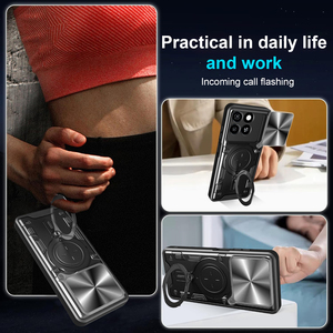 Funda de teléfono con armadura para soporte de anillo de protección de cámara para <span class=keywords><strong>ZTE</strong></span> <span class=keywords><strong>Blade</strong></span> V70 Max 4G RedMagic 10 Pro <span class=keywords><strong>Blade</strong></span> A31 Plus A54 A51 V41 Axon 40 Lite - Product Image 4