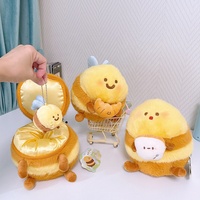Boneka Lebah Mia Custom Supplier, Mainan Serangga Lucu, Gantungan Kunci Boneka, Liontin Tas, Hadiah untuk Anak dan Perempuan, Hadiah Ulang Tahun.