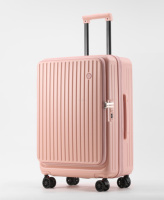 Maleta de Viaje Ejecutiva Expandible de Lujo Moderna con Ruedas Fijas de ABS+PC y Apertura Frontal, 20/24/28 Pulgadas, Gran Venta 2026