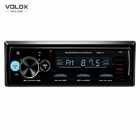 VOLOX 1 DIN Araç MP3 Çalar 7 Renkli Işıklar 50Wx4 Yüksek Güçlü Bluetooth Stereo Radyo 4-RCA USB TF Fabrika-Toptan-Fiyatı