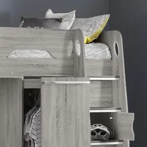 Kinder Schlafzimmer möbel Sets Multifunktions Baby Modern Style Massivholz Etagen bett für Kinder