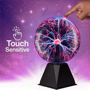 Chaîne de lumière boule d'ion, lot de 30 pièces, éclairage nocturne d'ambiance l, USB magique électrostatique, 3 pouces