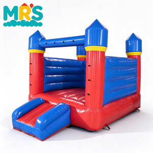 Castillo Inflable Rojo y Azul para Exteriores con Tobogán, Casa <span class=keywords><strong>de</strong></span> Juegos <span class=keywords><strong>de</strong></span> PVC para Niños, <span class=keywords><strong>Parque</strong></span> <span class=keywords><strong>de</strong></span> Diversiones, Juegos <span class=keywords><strong>de</strong></span> Alquiler para Jardín - Product Image 6