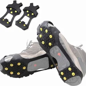 Yousya Crampons à glace antidérapants de haute qualité Crampons de traction de neige pour l'escalade sur glace et la marche au bord du lac River Stream - Product Image 1