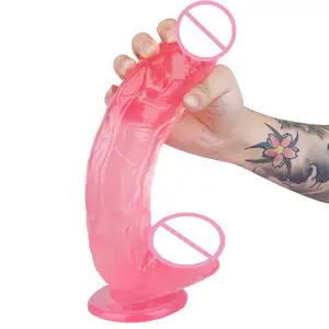 PVC yapay Penis büyük uzunluk takılabilir gerçekçi simülasyon Penis Dildos vibratörler kızlar için seks oyuncakları yapay Penis vibratör