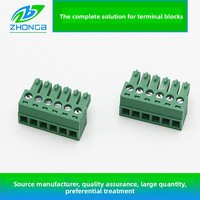 Terminal enfichable Zhongbo 15EDGK 3.81mm 2-XXP 300V Sécurité Maison Intelligente Électrique Vente Directe Usine