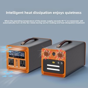 Portable Power Station 220V Solar Generator With MPPT Controller Lithium <b>Battery</b> <b>Backup</b> for Outdoor Camping Emergency 2000 Pure - Product Image 2
