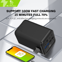 Ventes directes d'usine 60000mAh Centrale électrique portable 110V/220V AC Système d'énergie portable avec alimentation mobile USB 220V 100000