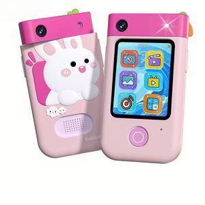Kinderkamera Mini-Smartphone-Lernspielzeug mit Doppelkamera 2,8-Zoll-Bildschirm Lernspiele Wecker USB-Aufladbar - Product Image 1