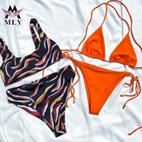 Micro bikini brésilien sexy push-up, vêtements de plage brésiliens pour la danse sur la plage