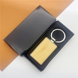 <span class=keywords><strong>Porte</strong></span>-<span class=keywords><strong>clés</strong></span> en <span class=keywords><strong>Bois</strong></span> Personnalisable, Grave et Sublimation DIY, Souvenir Publicitaire - Product Image 3