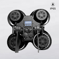 Projecteur LED IP65 pour public, 4x100W, blanc chaud et blanc froid 2-en-1, éclairage de scène DMX, lampe blinder