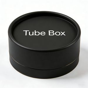 Tubos de Cartón Kraft Negro de Alta Calidad, Cilindros Biodegradables Redondos con Logotipo Personalizado Impreso, Cajas de Regalo de Embalaje de Cartón - Product Image 5