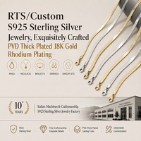 Superbe Offre de Septembre : Bijoux en Argent Sterling S925 Plaqué Or 18 carats/Rhodium PVD, Hypoallergéniques, Inoxydables et Résistants à l'Eau (ODM/OEM)