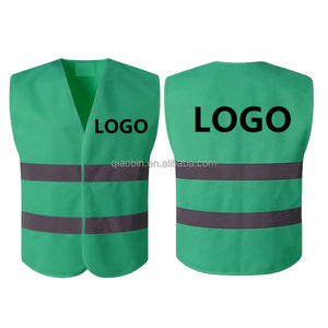 سترة أمان فلورية زرقاء عالية الوضوح 80 جرام/متر مربع من الفئة 2 حسب معايير ANSI، ملابس عمل مخصصة للبناء، قابلة للتنفس، 100% بوليستر شبكي - Product Image 3