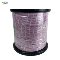Cable Plano UL20080 con Clasificación de Temperatura 80, 99.9% Cobre Trenzado Puro, Aislamiento de PVC Codificado por Colores, 300V 28AWG