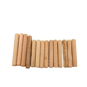 High quality threaded wooden dowel and pin diameter 6mm 8mm 10mm