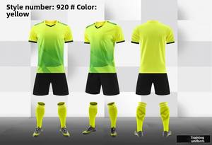 Diskon besar kualitas tinggi kustom sublimasi kaus sepak bola poliester sejuk latihan seragam sepak bola Nama celana pendek OEM atasan - Product Image 4