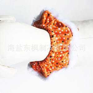 الربيع اكسسوارات الحيوانات الأليفة العصرية جرو الملابس طوق وشاح أبيض الفراء تريم وشاح الكلب مخصص - Product Image 5