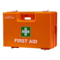 Firstar Factory Firstar Logo Portable ABS Trousse de premiers soins Mallette de rangement médicale certifiée CE 40x30x15cm pour la maison et l'extérieur