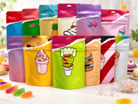 Sachet Doypack en plastique de qualité alimentaire, refermable avec fermeture zip, avec logo personnalisé, pour fruits secs et emballages de parfum pour lessive