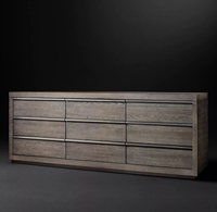 Nouveauté Meubles d'intérieur Meubles de salon Commode Bezier à 9 tiroirs