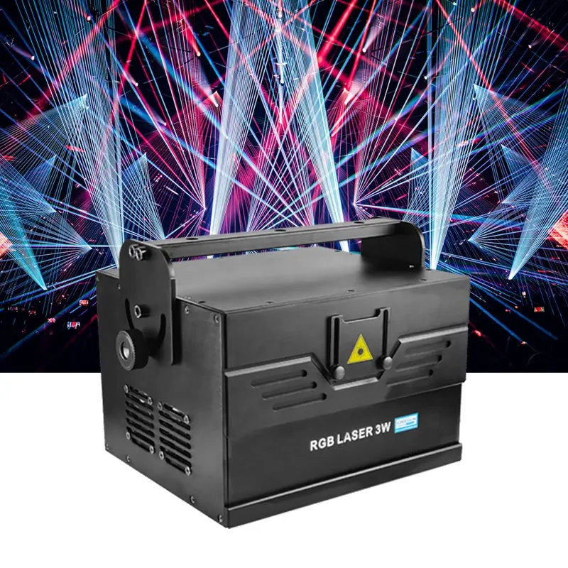 Đèn Chiếu Laser Sân Khấu Câu Lạc Bộ Tiệc Tùng Đèn Chiếu Laser RGB 2W 3W 5W 8W 10W Disco ILDA RGB Hoạt Hình